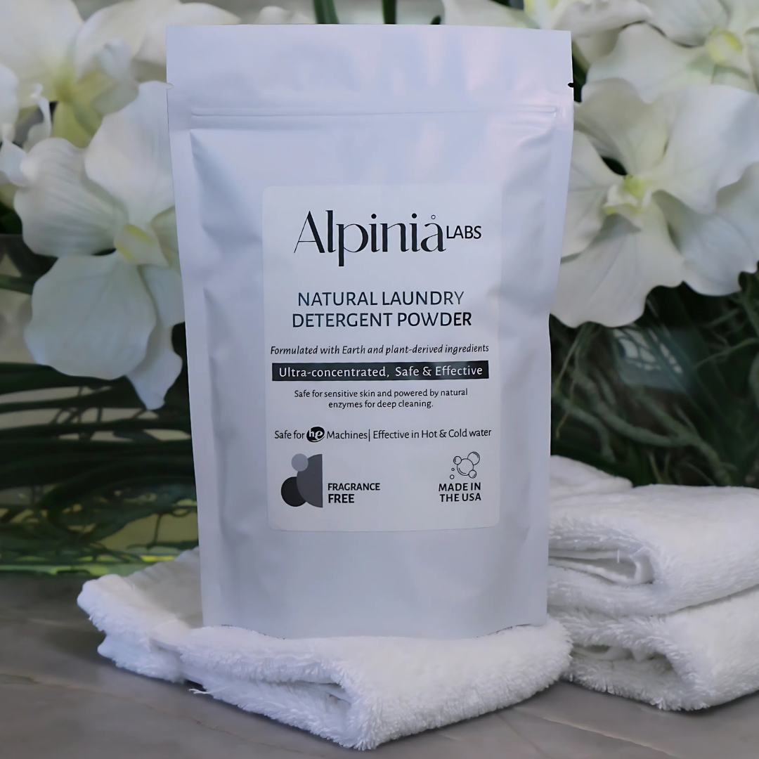 Natural Laundry Detergent – 6 Enzymes, 5x Concentrated | Choose Your Scent AlpiniåLabs