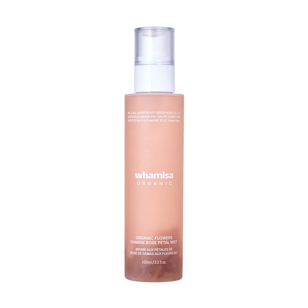 whamisa Organic Flowers Damask Rose Petal Mist 100ml Seoulia