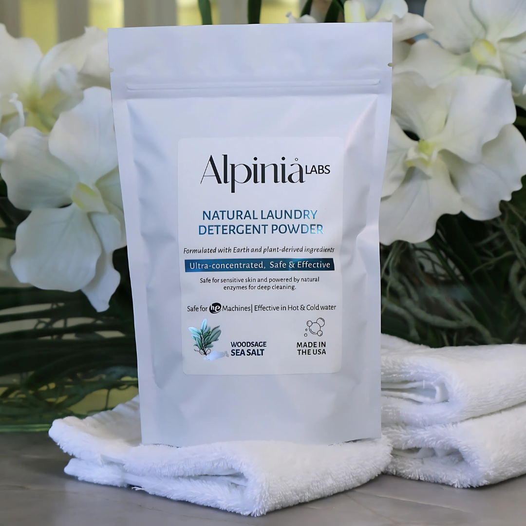 Natural Laundry Detergent – 6 Enzymes, 5x Concentrated | Choose Your Scent AlpiniåLabs